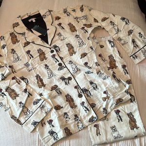 NWT! PJ SALVAGE ROYAL DOG PAJAMAS - SIZE S